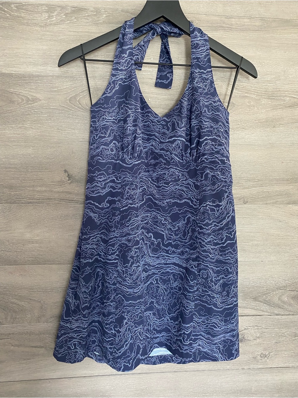 Krimson Klover Topograph Halter Dress